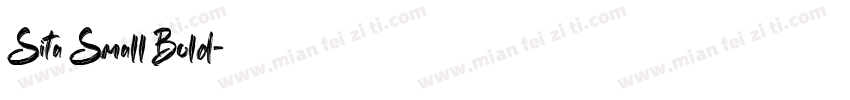 Sita Small Bold字体转换